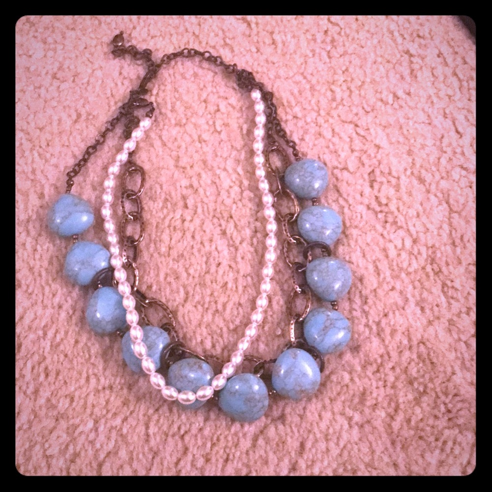 Premier Turquoise Pearl Necklace Detach Part